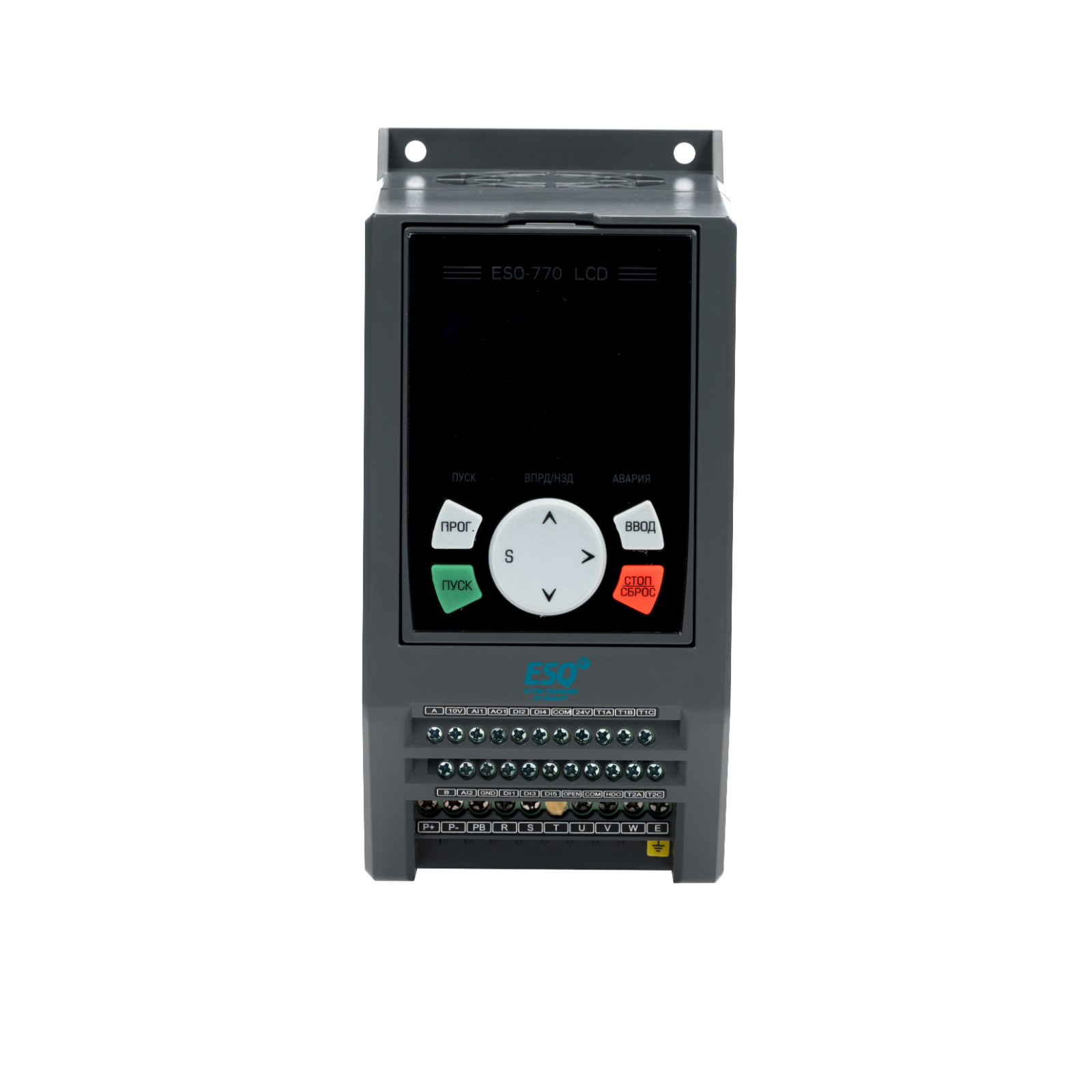 Частотный преобразователь ESQ-770-4T-0022 2.2/4кВт, 380 В с встроенным конвертером Modbus RTU